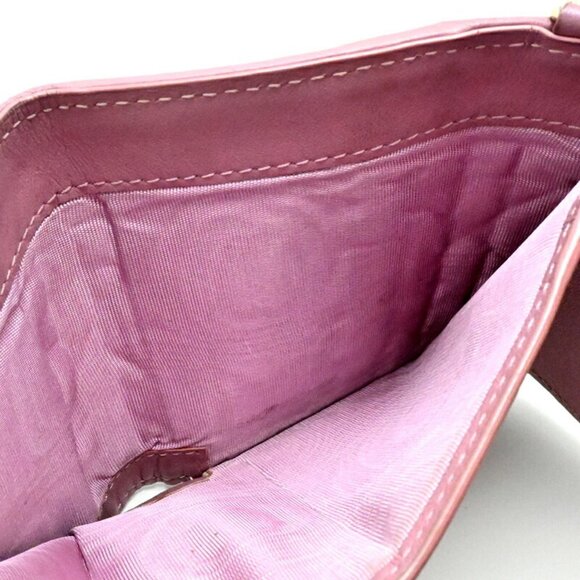 DIOR Pink Leather Wallet - Picture 6 of 10
